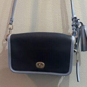Coach Navy Legacy Penny Crossbody Bag